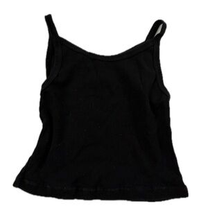 brandy melville basic black tank